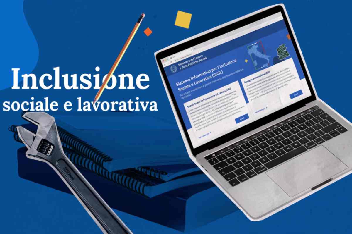 la scritta inclusione sociale e lavorativa