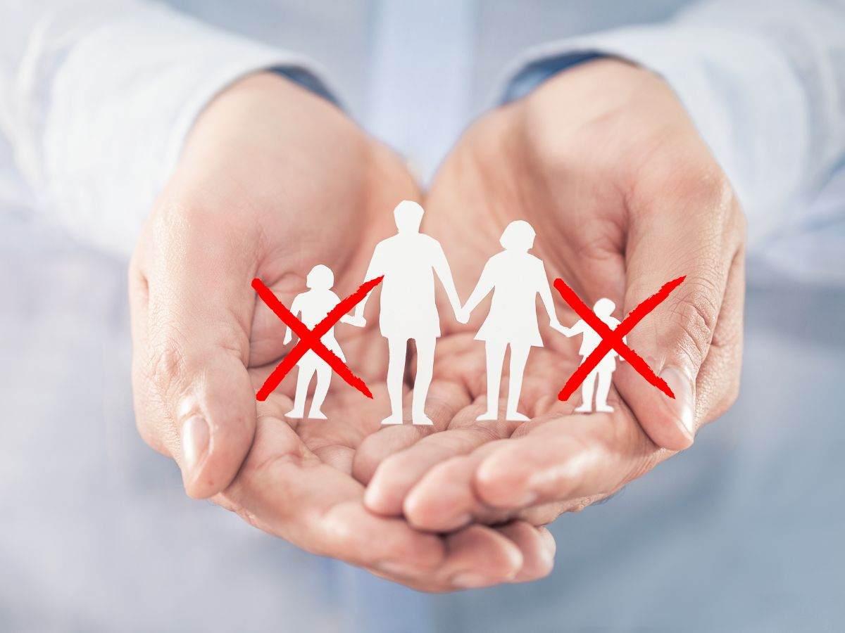 grafico di famiglia senza figli