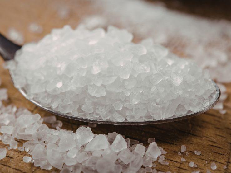 cucchiaio di sale grosso